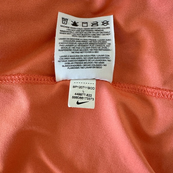 Nike Women's Vivid Orange Tank Top - Picture 6 of 6